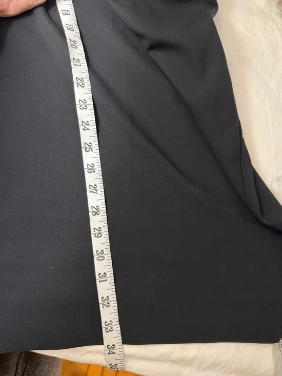 ANTHROPOLOGIE MAEVE Pleated Trousers Wide-Leg Black Pants 10 - Picture 13 of 14